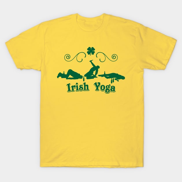 Irish Yoga T-Shirt by yeoys